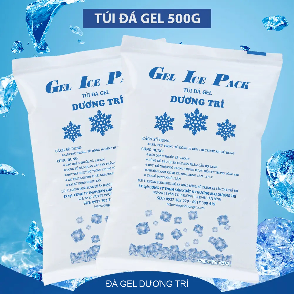 túi đá gel 500g